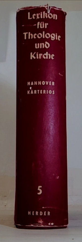 Lexikon für Theologie und Kirche 5: Hannover Karterios (německy)