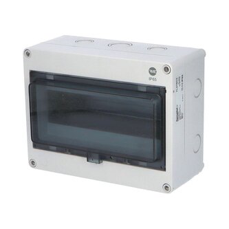 Rozvaděč FlatBOX 5910 IP65, 10mod., na omítku, průhl. dveře, 170x220x116mm