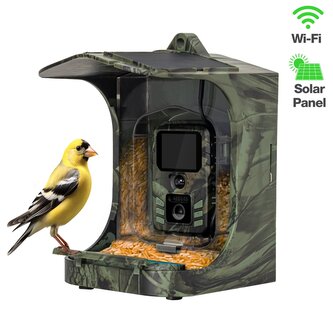 EVOLVEO StrongVision BirdFeeder - Chytré krmítko pro ptáky s kamerou a solárním panelem EVOLVEO StrongVision BirdFeeder - Chytré krmítko pro ptáky s kamerou a solárním panelem