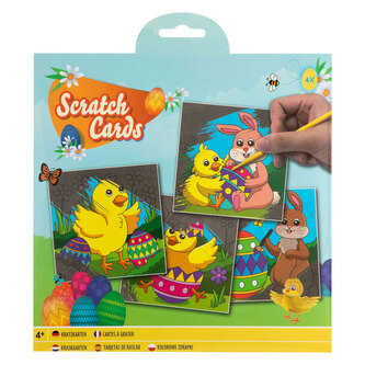 Stírací obrázky - velikonoční