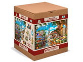 Dřevěné puzzle Den v Paříži L, 505 dílků
