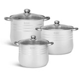 Sada hrnců z nerezové oceli - 6ks