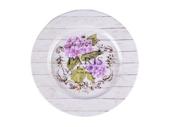 Talíř plechový 330x15mm Paris, barevná
