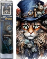 Diamantový obrázek - Steampunková kočka 30 x 40 cm