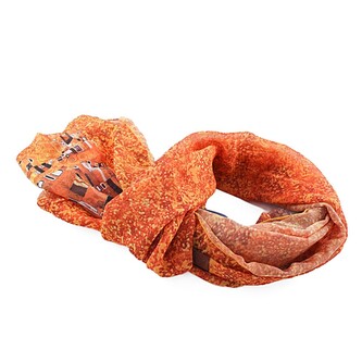 Šátek s motivem "Gustav Klimt - polibek"