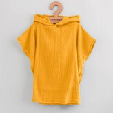 Dětské mušelínové pončo New Baby Feeling toffe 35 cm - velikost XS