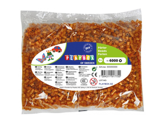 Zažehlovací korálky 6 000 ks měděné