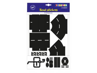 Samolepky silnic, křižovatek, kruhových objezdů