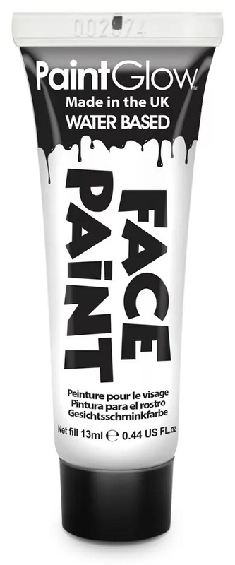 Barva na obličej 12 ml - bílá "White"