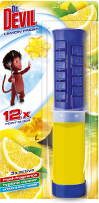 Dr. Devil 5v1 Point Block Clean Fresh, wc blok v tubě, na 12 použití, 75 ml