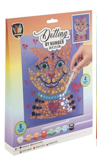 Tečkování podle čísel - Kočka