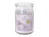 Emocio Sklo 93x142 mm se skleněným víčkem Soft Cotton vonná svíčka