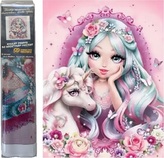 Diamantový obrázek - Princezna a jednorožec 30 x 40 cm