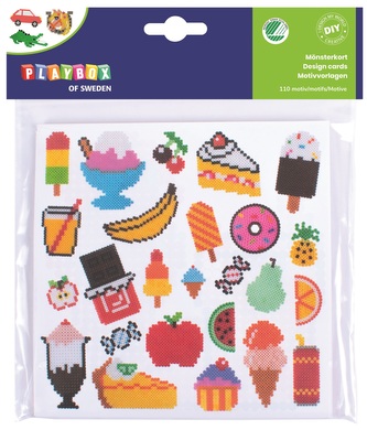 Předlohy pro zažehlovací korálky, 110 motivů