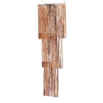 Závěsná dekorace na strop - lustr, rosegold