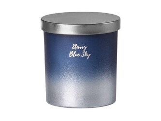 Emocio sklo 80x90 mm s plechovým víčkem vonná svíčka, v dárkové krabičce Starry Blue Sky