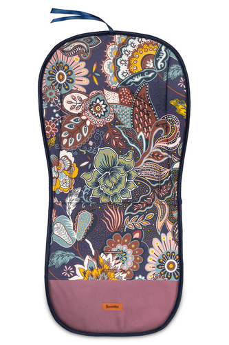 WKŁADKA DO WÓZKA WAFEL BOHO BRUDNY RÓŻ