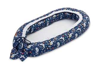 KOKON WAFEL 80x45 KRAINA ZWIERZĄT SZARY