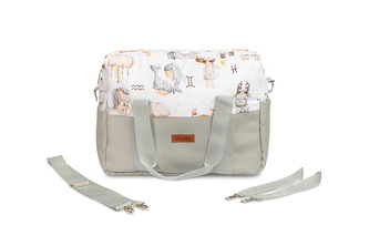 TORBA DO WÓZKA EKOSKÓRA ZODIAK SZARY TORBA DO WÓZKA EKOSKÓRA ZODIAK SZARY
