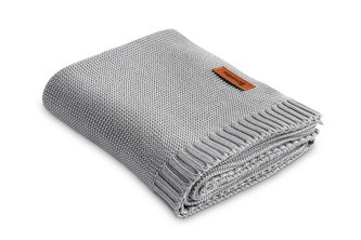 KOCYK BAMBUSOWO-BAWEŁNIANY 80X100 CM SZARY