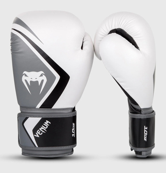 Boxerské rukavice Venum Contender 2.0 bílo/šedá Velikost: 12oz