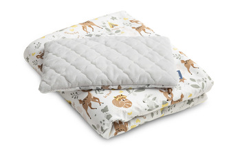 KOMPLET DO ŁÓŻECZKA LEŚNA PRZYGODA PLUSZ KARO