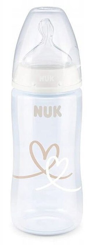 441038 BUTELKA 300ML WSKAŹNIK TEMPERATURY 6-18 527902, 741103 BIAŁA