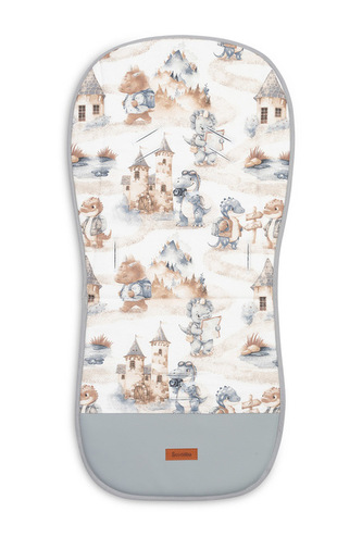 WKŁADKA MUŚLINOWA DO WÓZKA - SMOKI JEANS WKŁADKA MUŚLINOWA DO WÓZKA - SMOKI JEANS