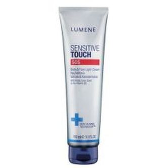 Lumene Sensitive Touch SOS Body & Face Light Cream - Lehký krém na obličej a tělo 150 ml pro ženy