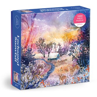 Enchanted Snowfall. 1000 Piece Foil Puzzle