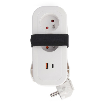 Prodlužovací kabel 2 zásuvky 1,5m SOLIGHT PP155C-PD20