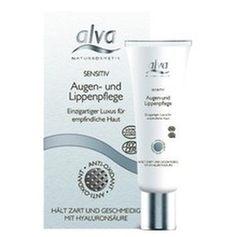 Alva Sensitiv Augen-und Lippendpflege - Pečující krém na rty a okolí očí pro citlivou pleť 15 ml pro ženy