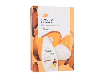 Dove Time To Pamper sprchový gel Nourishing Care 250 ml + tuhé mýdlo Nourishing Beauty Cream Bar 90 g