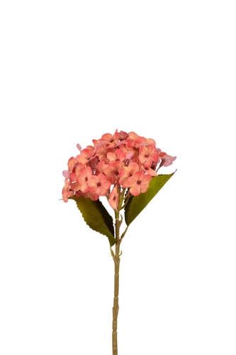 Umělá hortenzie oranžová 45 cm
