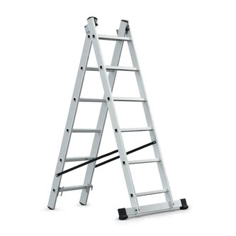 žebřík   6 příček Al dvoudílný univ.