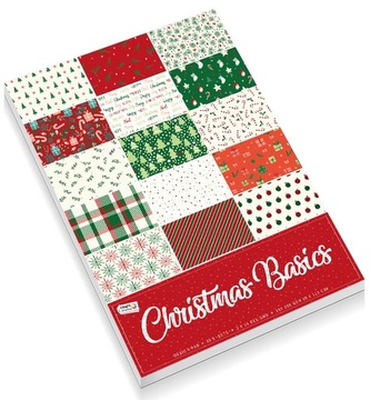 Barevný papír s vánočním motivem A4, 30 listů 230/120 GSM