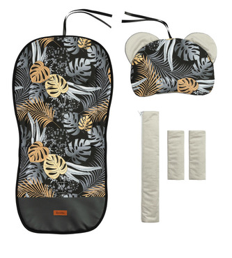 WKŁADKA DO WÓZKA DELUXE VELVET - ZŁOTE LIŚCIE