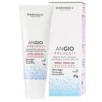 Dermedic ANGIO Preventi Day Cream SPF 15 - Intenzivní denní krém kryjící zarudnutí pleti 45 ml pro ženy