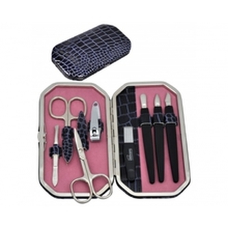 Dukas PL19101 Solingen - Fialová manikúra z lesklé umělé kůže pro ženy