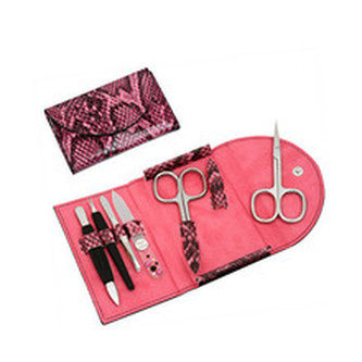 Dukas PL214 Solingen - Růžová manikúra z řasené látky pro ženy