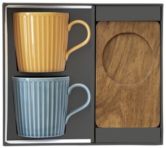 Porcelánové šálky a podšálky Take A Break Design 2