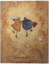 Obraz na plátně Sam Toft - Carrying on Regardless, 2 cm - 30×40 cm