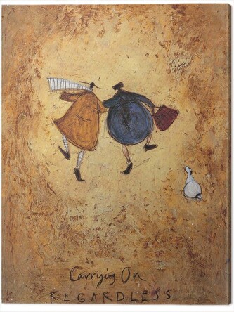 Obraz na plátně Sam Toft - Carrying on Regardless, 2 cm - 30×40 cm
