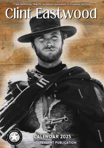 Kalendář 2025 Clint Eastwood, A3