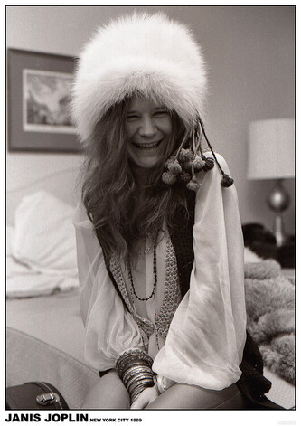 Plakát, Obraz - Janis Joplin - New York Hotel, December, 19 1969, 59.4 × 84 cm