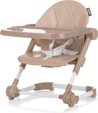 CHIPOLINO Přenosná jídelní židlička (Booster) Muffin Macadamia