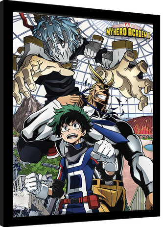 Obraz na zeď - My Hero Academia - An Enemy Threat, 34.3 × 44.5 cm