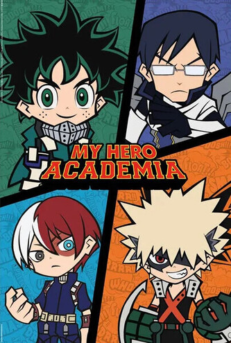 Plakát, Obraz - My Hero Academia - Chibi, 61 × 91.5 cm