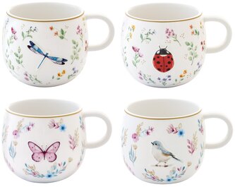 Porcelánový hrnek Fancy Garden