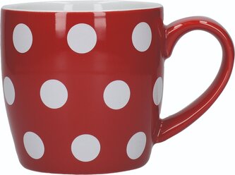 Hrnek s bílými puntíky London Pottery